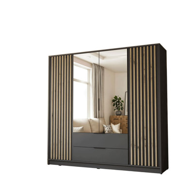 Aberham 4 Door Wardrobe