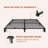6 Inch Full Bed Frame, Heavy Duty Metal Platform Bed Frame with Iron Slat Support, No Box Spring Needed, Tool-Free Assembly, Supports 800 Lbs-1743560208