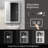 Naliyah LED Bathroom Mirror, Dimmable Vanity Mirror Anti-Fog Wall Mounted With Lights-1899251958
