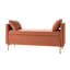 Banc rembourré avec rangement à compartiments et coussins décoratifs l 56 po Aristides-165508281