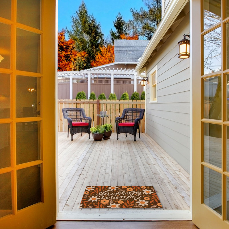 Autumn Blessings Indoor/Outdoor Welcome Mat