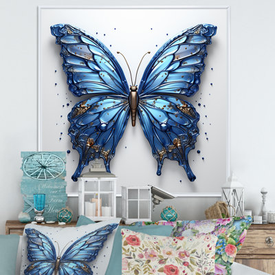Butterfly Watercolor Wings II - Butterfly Framed Art