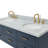 Macmullin 61'' Double Bathroom Vanity with Carrara Marble Top-781497819-781497818