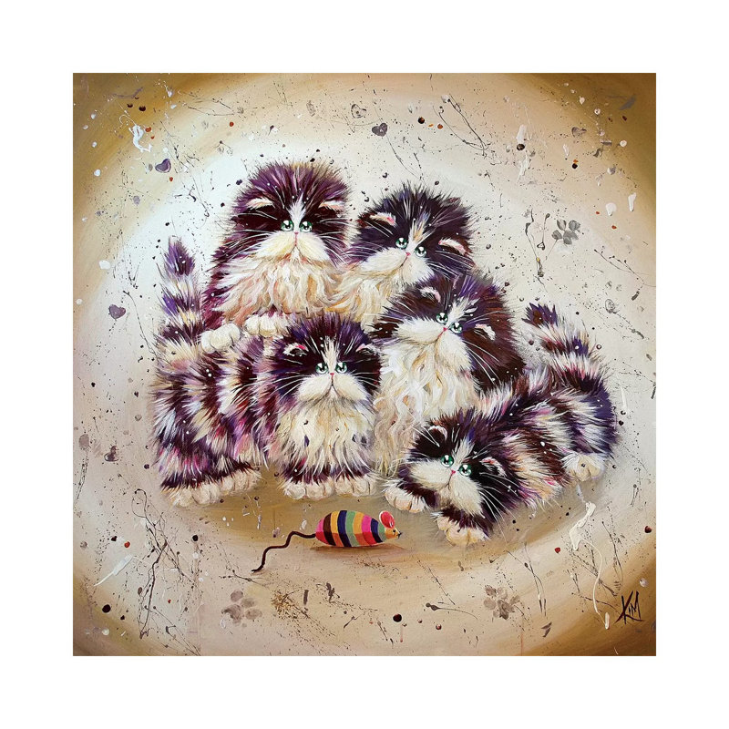 Mouse by Kim Haskins - Wrapped Canvas Print, 30.48 cm H x 30.48 cm W