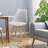 Hinson Modern High Backrest Dining Chairs with Wooden Legs,Set of 4