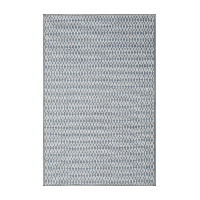 Tapis gris contemporain Orleans, Rectangle 5 pi x 7 pi