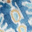 Coussin décoratif en velours bleu Cloud9 Design Serino