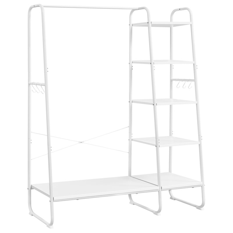 Ashaud 120cm Clothing Rack, White
