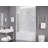 ANZZI Accordion-Style 56-in. x 33-in. Reversible Design 4-Panel Bathtub Shower Door with Frame and Hardware-99151026