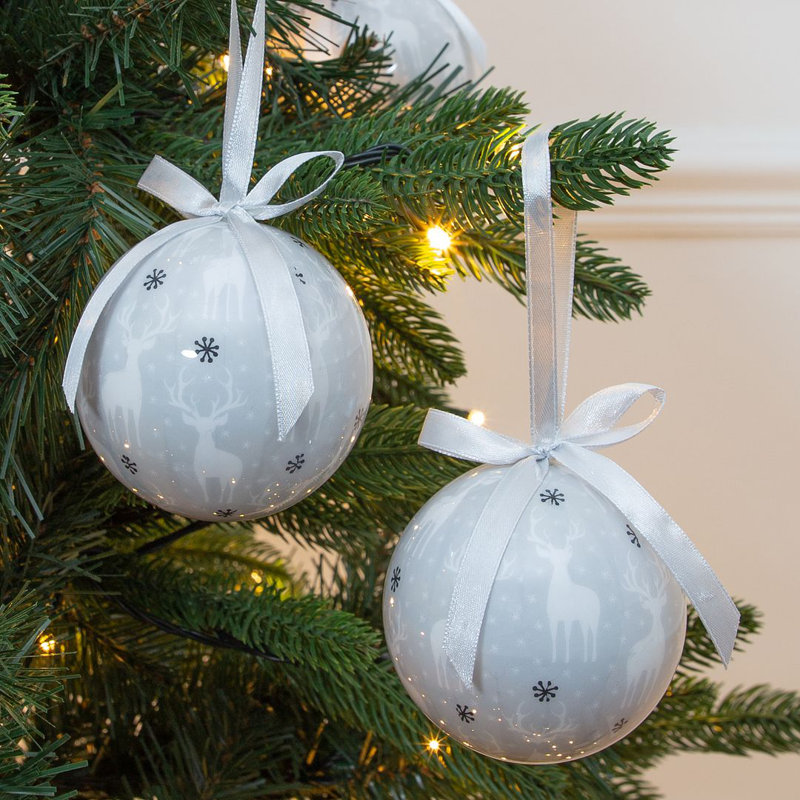 15.5cm Solid Colour Shatterproof Ball Ornament