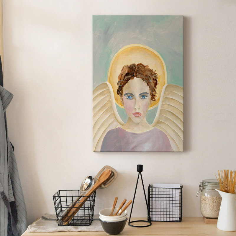 " Angels Among Us I ", 27" H x 18" W x 1" D