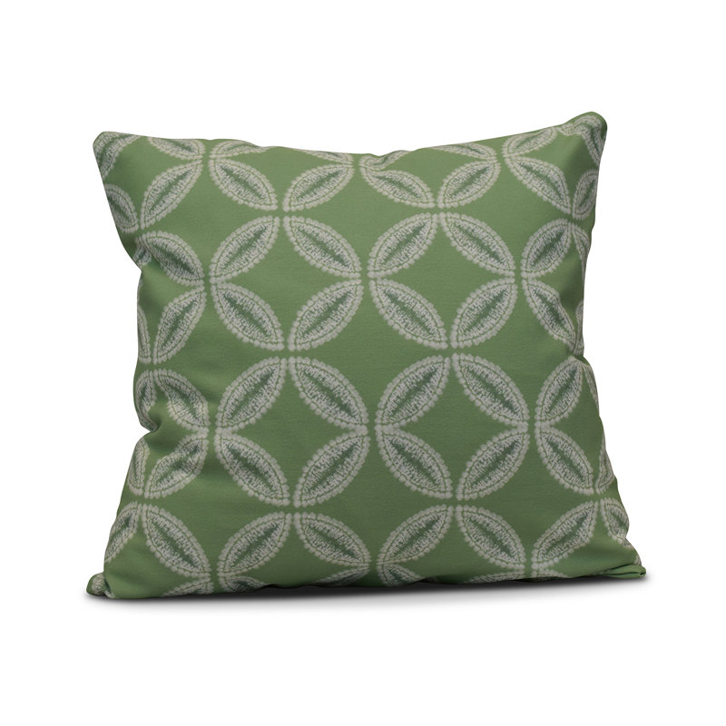 Housse et insert de coussin carré Intercoastal Waterway, H 20 po x l 20 po, Vert