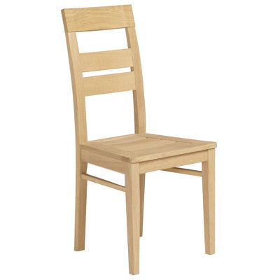 Chaise de salle à manger en bois massif aaron
