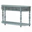 Canapé console 52 po moderne et contemporain avec table courbée pour hall d'entrée avec 4 tiroirs et 1 tablette-1213367614-1213367615