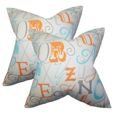 Coussin décoratif en coton Rowles