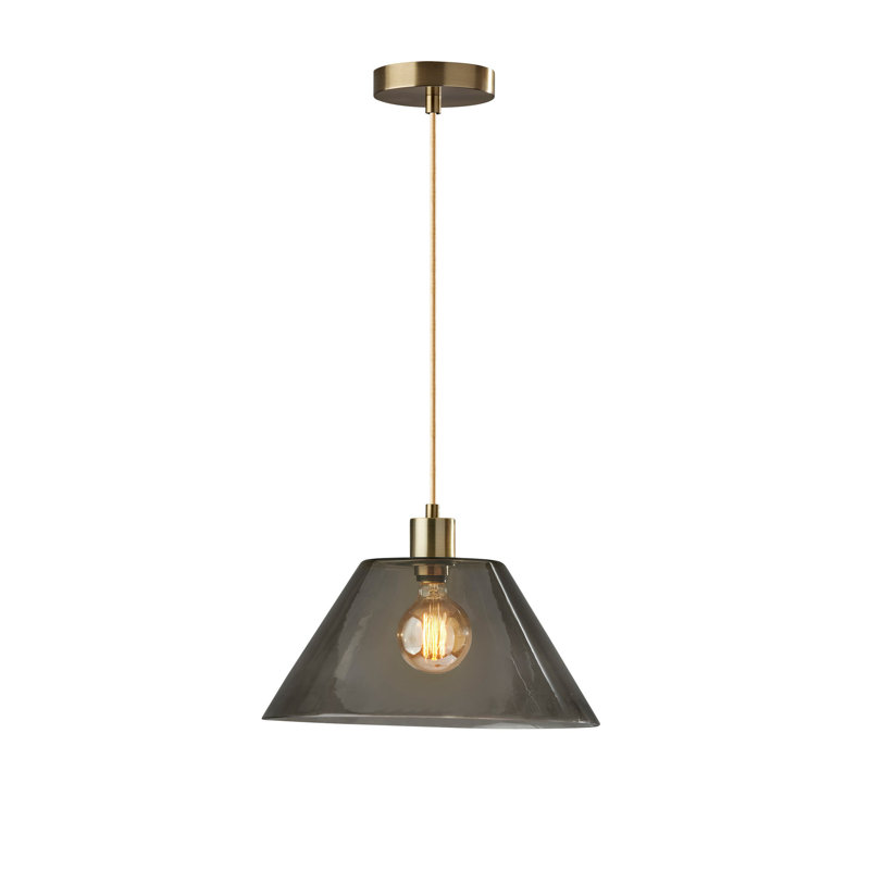 Luminaire suspendu conique à 1 lumière Anastasia