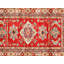 Lovall Wool Oriental Area Rug in Rust
