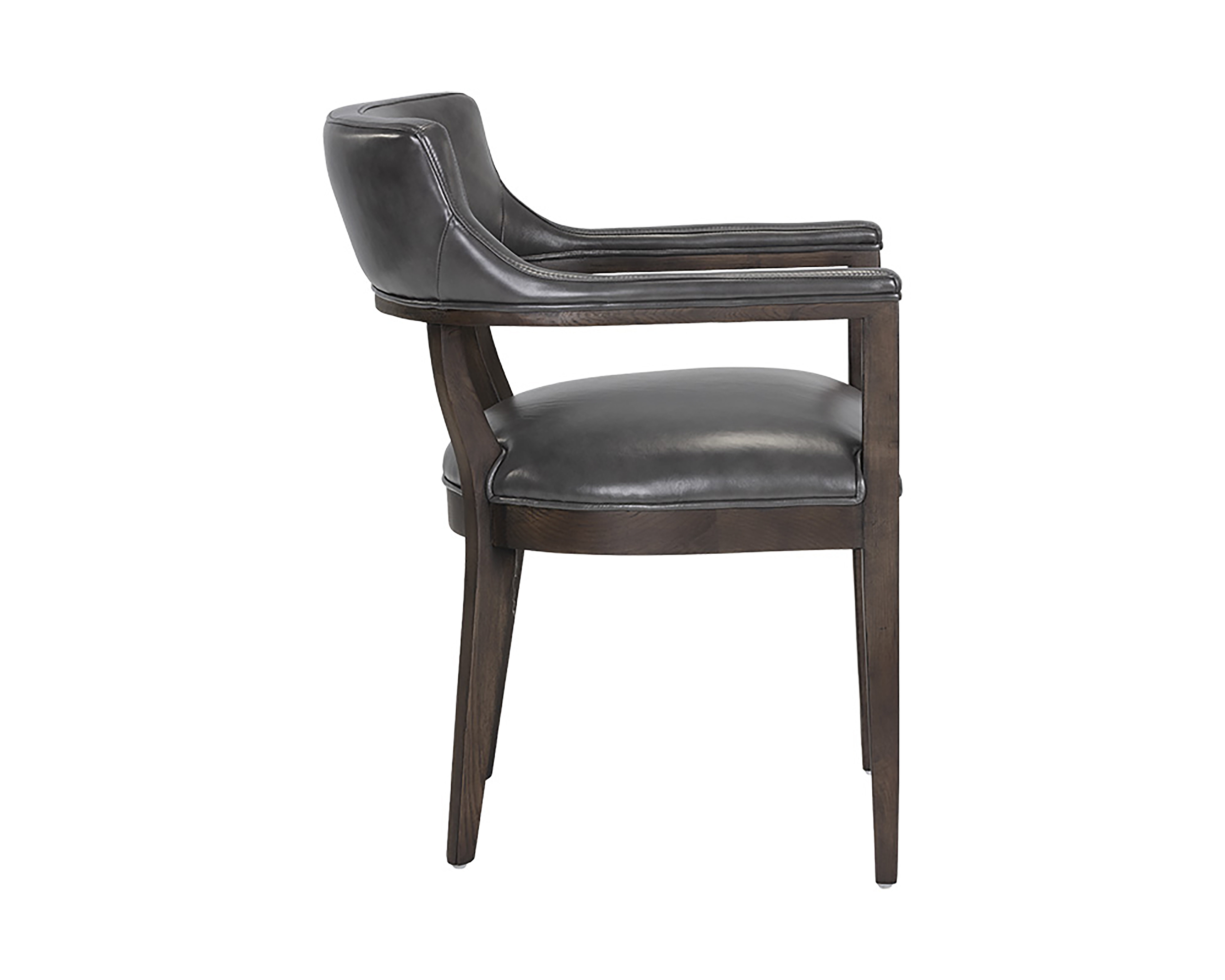 SUNPAN Brylea Dining Armchair - Shalimar Tobacco Leather | Perigold