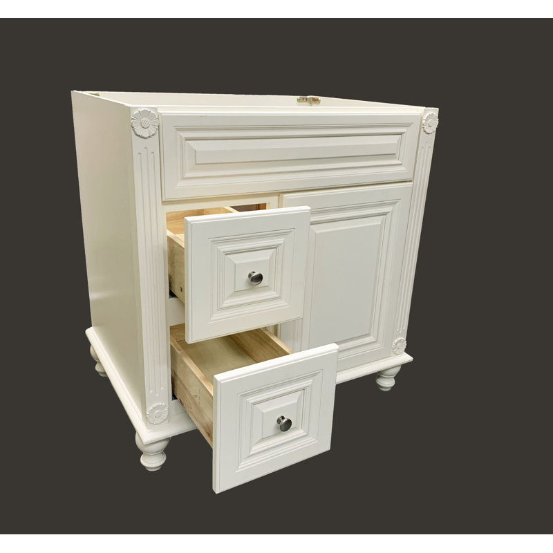 Base de meuble-lavabo de salle de bain simple 30" seulement