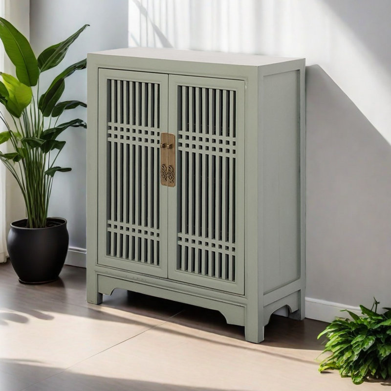 Armoire à chaussures en bois massif