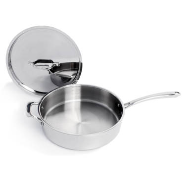 Winco DCWC-103S, 5-Inch Dia Stainless Steel Mini Fry Pan