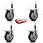 Jeu de roulettes extensibles 5 po-101267463