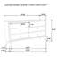 Commode de style contemporain 1pc