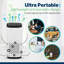 Mini purificateur d'air portable Kiki Pure Hepa - pour voyage, voiture et ordinateur de bureau (USB-C), paquet de 2
