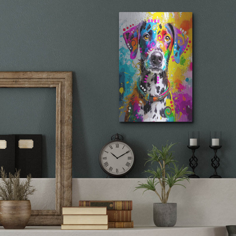 «The Shy Dalmatian» par Dean Russo, H 16 po x l 12 po
