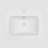 Go Peak Track 19.7'' Ceramic Rectangular Bathroom Sink with Overflow