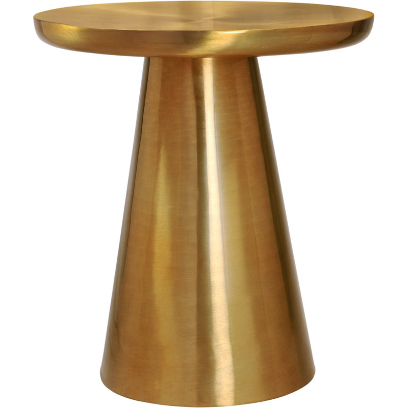 Starla Iron Top End Table, Gold