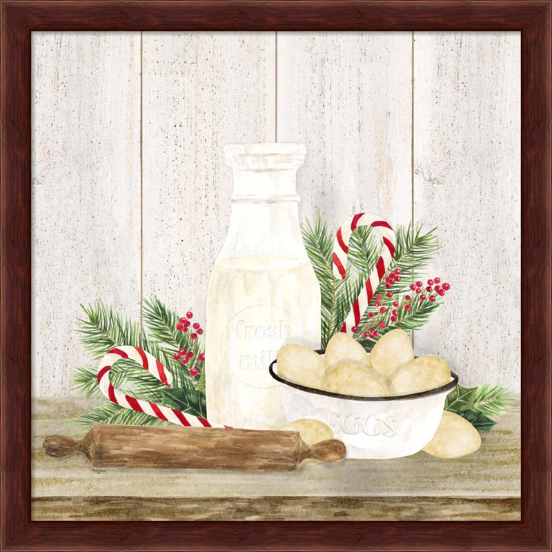«Christmas Kitchen B» par Tara Reed, art encadré (ensemble de 2)