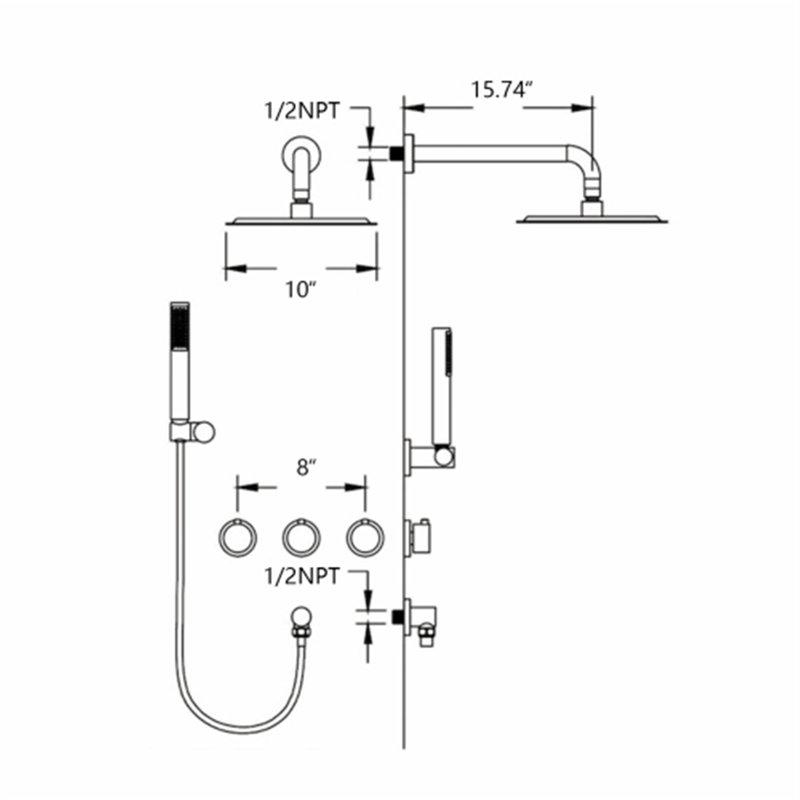 Complete Shower System