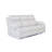 White Reclining Sofa featuring LED Lights