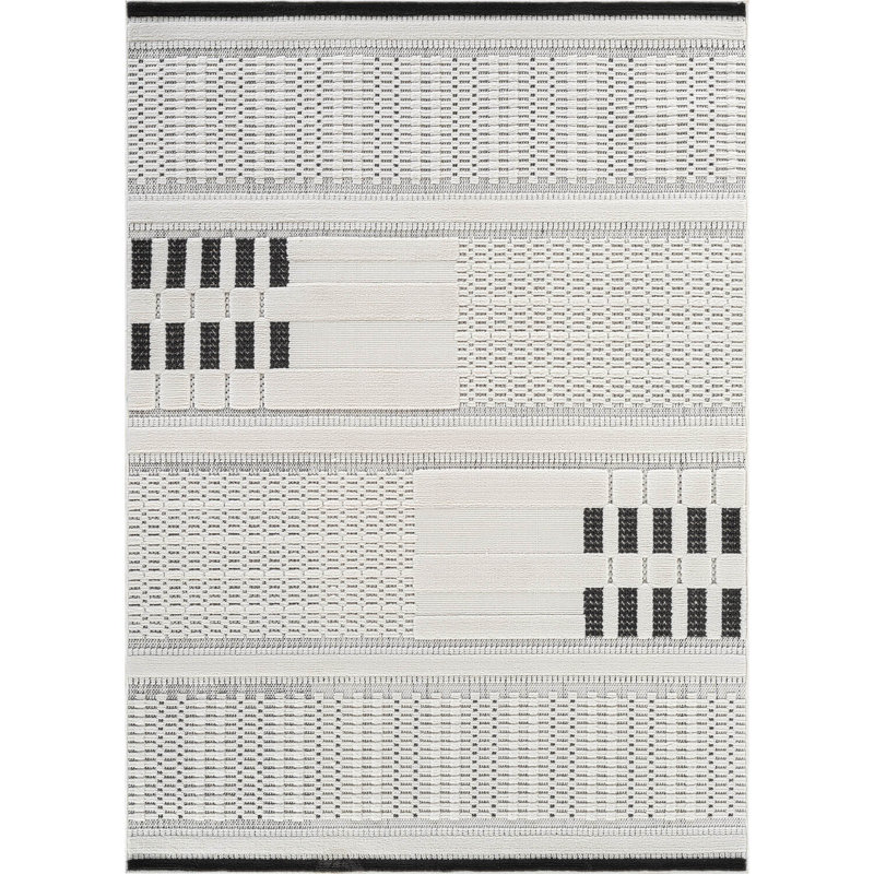 Modern High-Low Indoor Area Rug, Runner 2' x 7'
