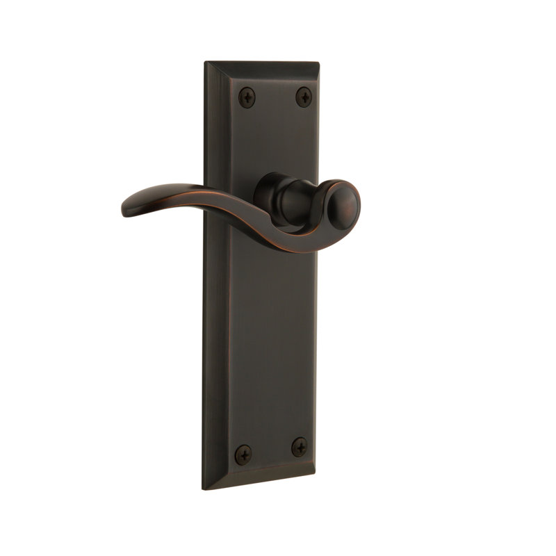 Grandeur Fifth Avenue Plate Double Dummy with Bellagio Lever, Timeless Bronze