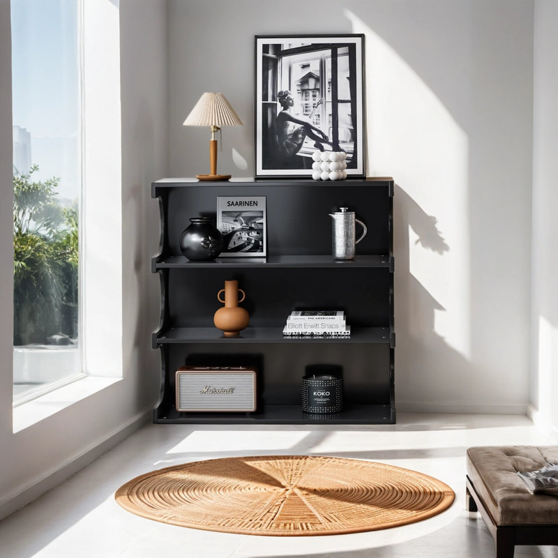 Keyana Bookcase, Black