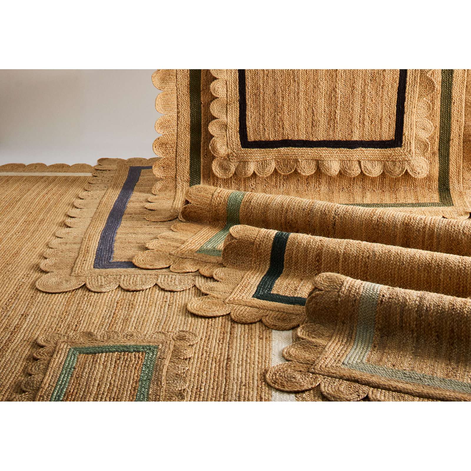 Inaki Hand-Woven Geometric Jute Rug, Rectangle 9' x 12'
