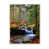 Toile avec cadre flottant brun