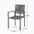 Aluminum Dining Chairs with Rope Seat, Set of 2