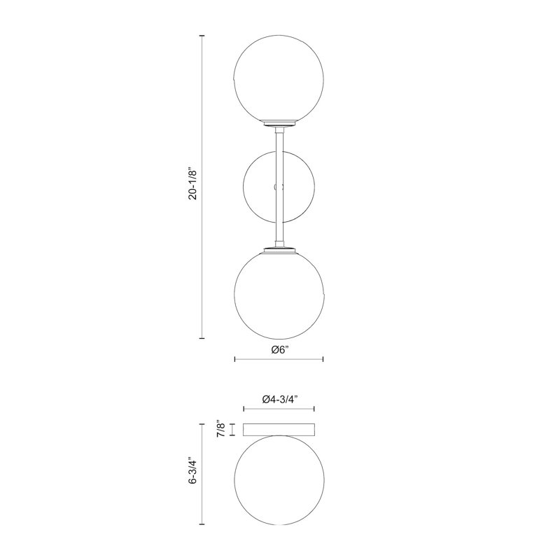 Luanda 2 Light Vanity Light, Matte Black
