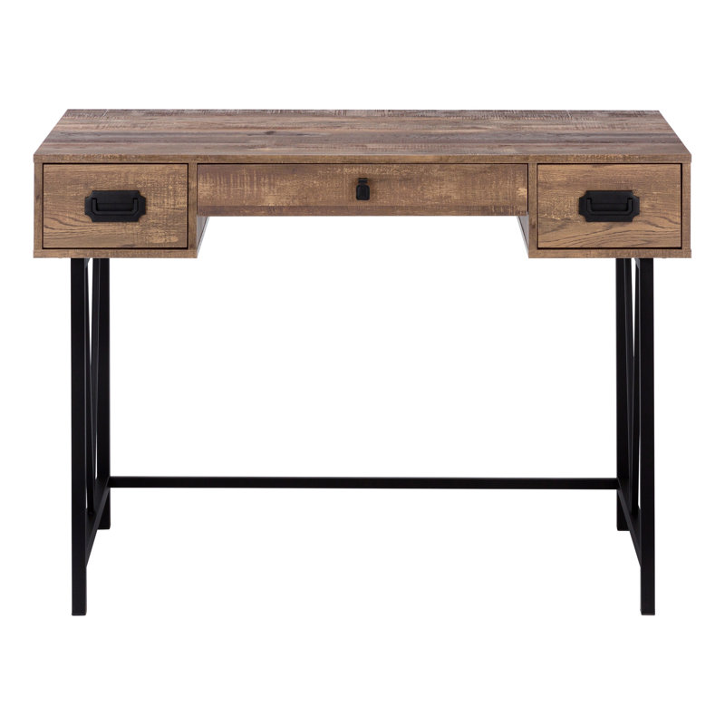 Bureau d'ordinateur (sans les chaises de bureau), Brun