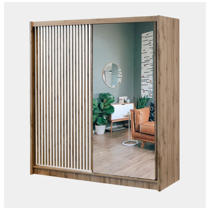 Borroff Manufactured Wood Wardrobe, Oak