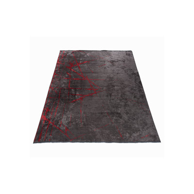 Beuna Abstract Hand Loom Indoor / Outdoor Area Rug