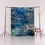 Tapis décoratif moderne à motif abstrait bleu-217359528