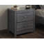 Cadre de lit en bois massif robuste avec 2 tables de chevet Albany-100150069-100150068