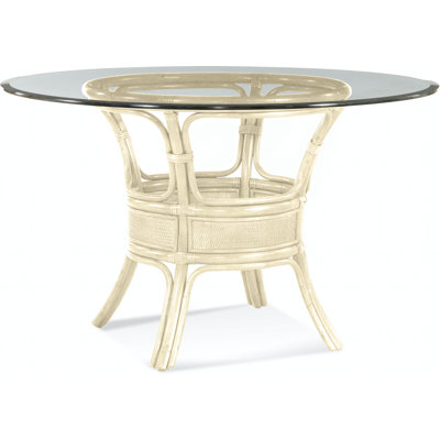 Drury Lane Round Glass Top Dining Table