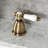Kingston Brass Bel-Air Two-Handle 3-Hole Deck Mount Widespread Bathroom Faucet with Pop-Up Drain-110561897