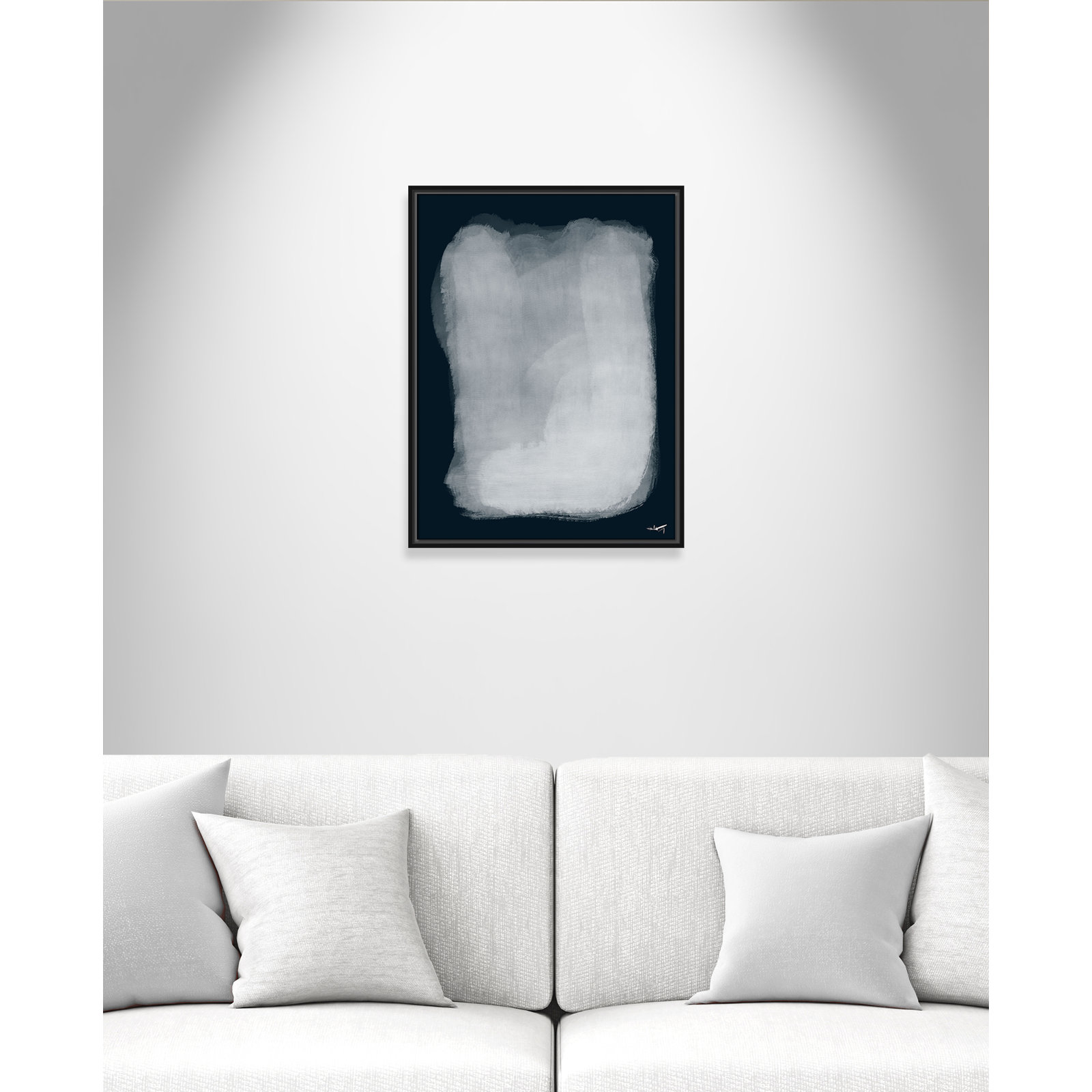 Gelder "Calme 001" Print by N.Atelier, 25.5" H x 19.5" W, Black