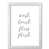 White Grain Frame
